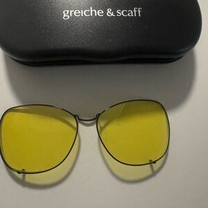 Yellow clips driving the night
À ajouter sur monture de lunettes de vue